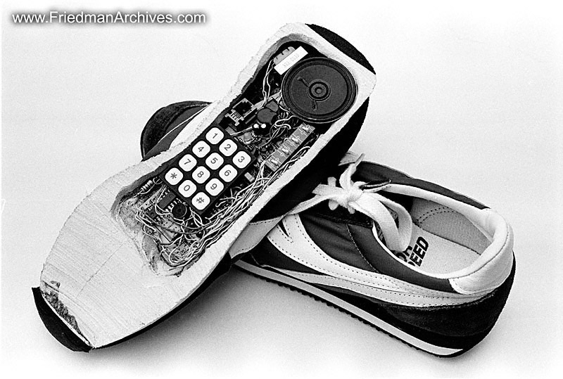 Shoe Phone B and W 8x12 300 dpi